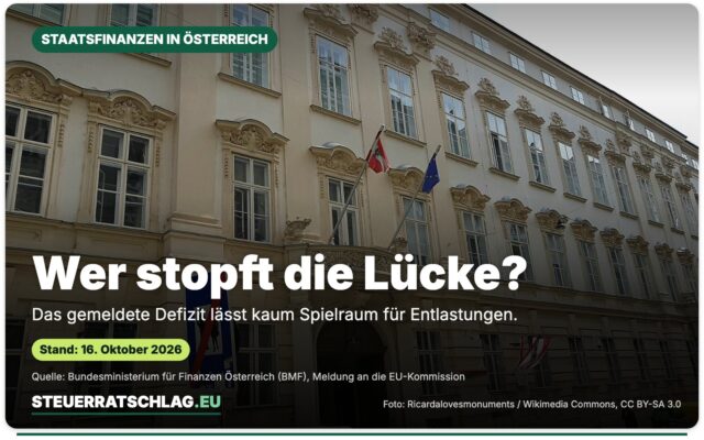 Sitz des österreichischen Bundesministeriums für Finanzen (BMF) in der Johannesgasse 5 in Wien, aufgenommen im Mai 2018 – Aufmacherbild mit der Frage „Wer stopft die Lücke?“