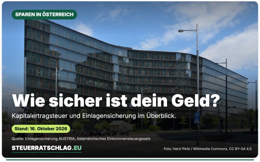 Erste Campus, Zentrale der Erste Group in Wien, aufgenommen im Juni 2022 – Aufmacherbild mit der Frage „Wie sicher ist dein Geld?“