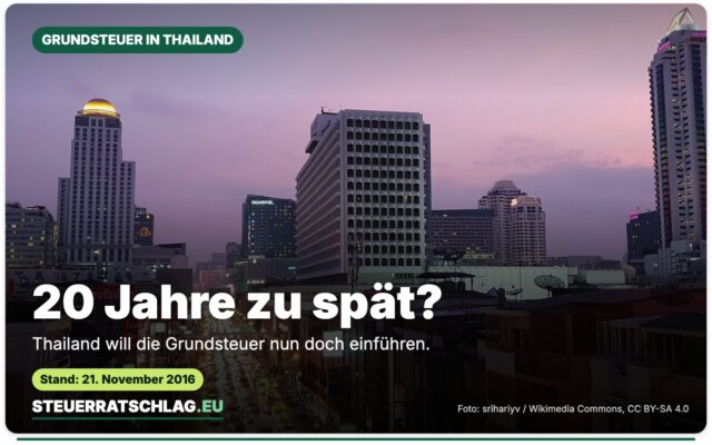 Skyline von Bangkok (Thailand), aufgenommen am 23. Dezember 2018 – Aufmacherbild mit der Frage „20 Jahre zu spät?“