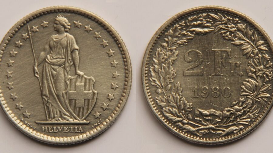 Symbolbild: Swiss francs coins
